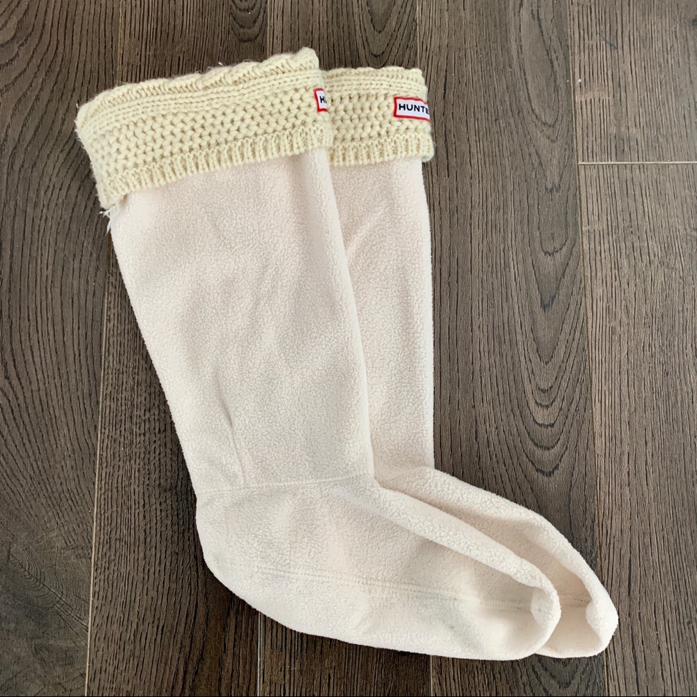 Cream Hunter Boot Socks
